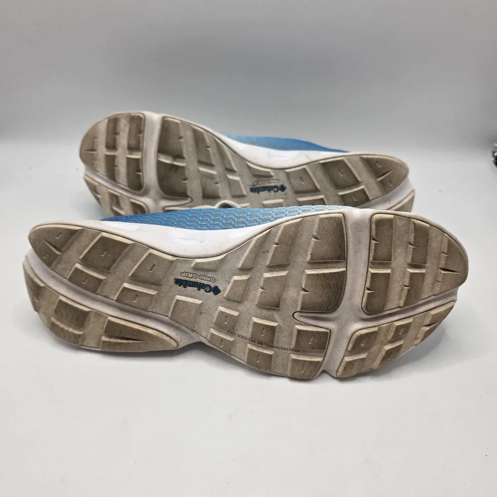 Columbia Drainmaker Water‎ Shoes Womens 10 Blue Good Mesh Breathable Hiking